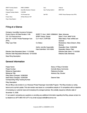 Filing INMX 125860643 Insurance Arkansas Form