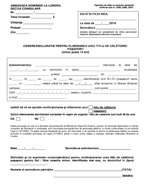 Titlu De Calatorie Online Form